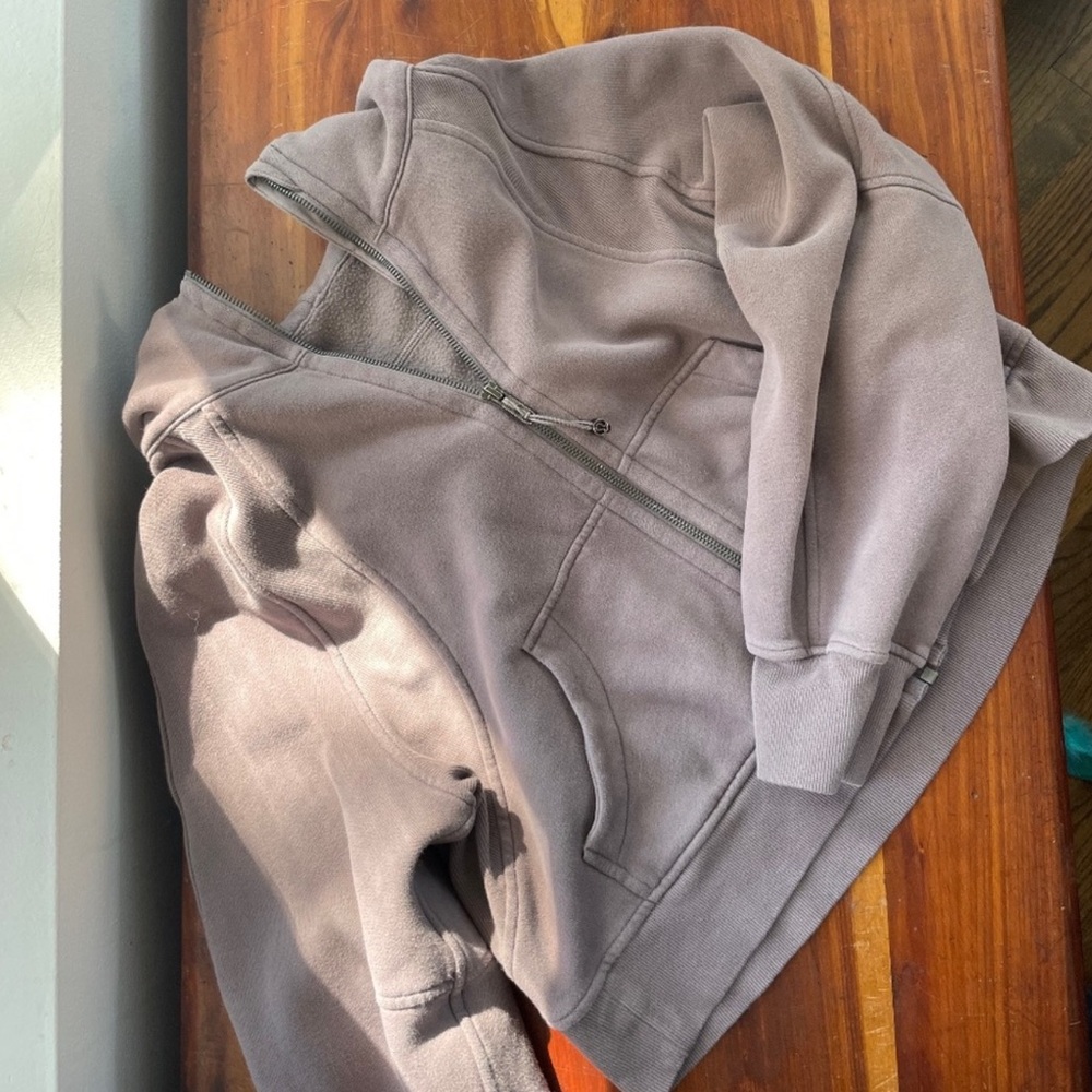 Lululemon Scuba Oversized Full Zip Lunar Rock | Size XS/S